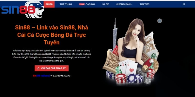 Chỉ nên bấm tải khi vào đúng trang chủ nhà cái Sin88