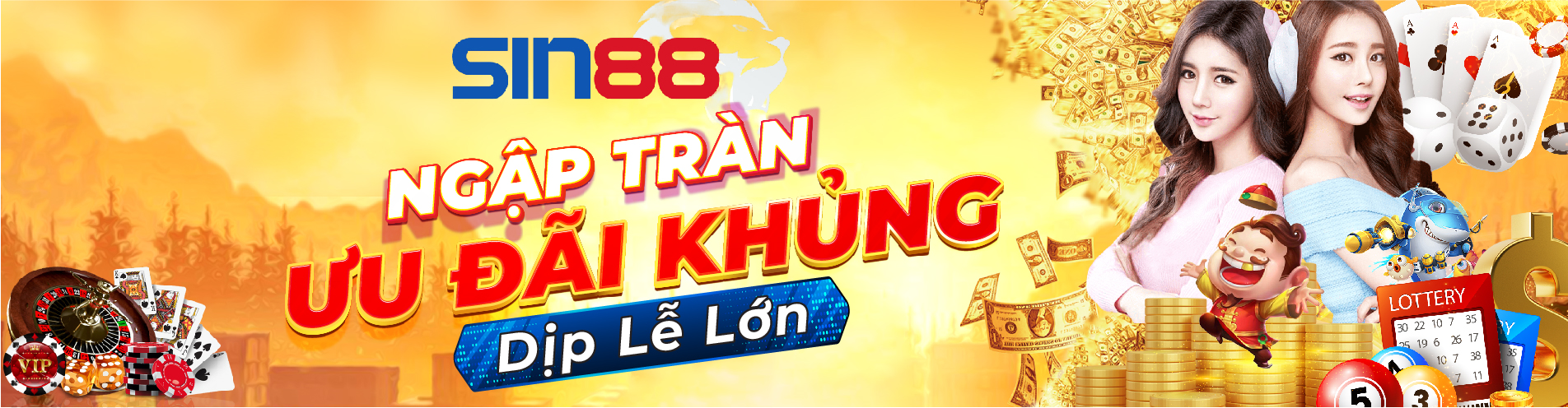 SIN88 - Ngập Tràn Ưu Đãi Khủng Dịp Lễ Lớn